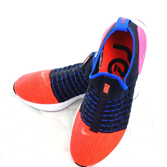 Nike Shoes - Size 9.5 Women- Nike React Phantom Run Flyknit 2 Black Bright Crimson DX2354-001